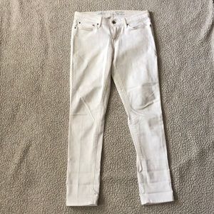 Levi’s white denim jeans
